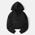 thumbnail image 4 of Womens Hoodie Oversized Hoodie Lightweight Sweatshirt Casual Wear Zip Up Hoodie Women's Casual Short Hooded Sweatshirt With Pockets Drawstring Pullover For Spring Summer Fall Everyday Wear, 4 of 5