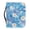 Blue Tie Dye Daisy, variant on HELLHERO Tropical Palm and Wave Bible Case with Portable Zippered Handle Bible Covers for Church, PU Leather Church Bible Bag for Christian Prayer