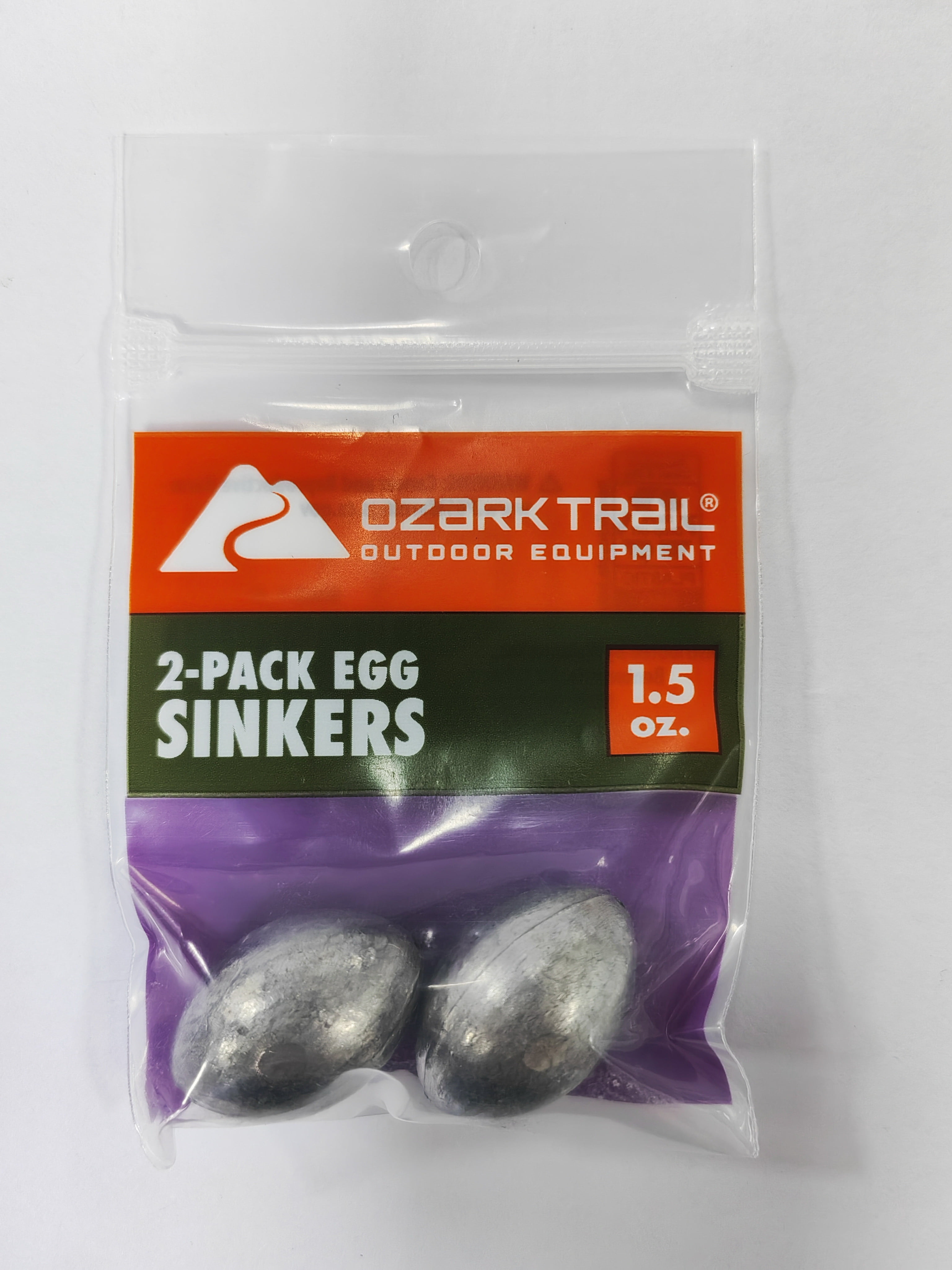 Ozark Trail Egg Sinker 1.5oz, Fishing Weights, Product Size 2.5x1.7cm