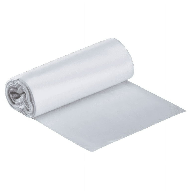 JANITORS FINEST®, Can Liners Clear, 24 X 24, 6 Micron, 7-10