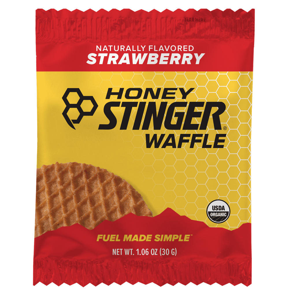 Honey Stinger Organic Energy Waffles, Strawberry Flavored , 16 Ct