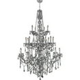 thumbnail image 2 of Provence Collection 25 Light Chrome Finish and Black Crystal Chandelier 43" D x 68" H Three 3 Tier Extra Large, 2 of 6