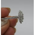 thumbnail image 3 of Forever Jewels 1.24Ct Marquise Cut Moissanite Womens Engagement Ring 14K White Gold Plated, 3 of 5