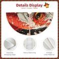 thumbnail image 4 of Kdxio Abstract Red Koi Fish Art Print Christmas Tree Skirt Christmas Xmas Tree Skirts Mat for New Year Holiday Christmas Party Decorations-36", 4 of 7