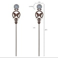 thumbnail image 3 of Pathways Reflective Driveway Marker Stake Set of Two, Butterfly Emblem, Weathered Bronze, 3 of 5