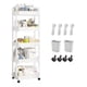 thumbnail image 4 of Carrito Auxiliar Organizador Multiusos 5 Niveles 360° Ruedas, Color Blanco, 4 of 4