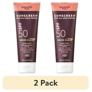 (2 pack) Equate Ultra Light Broad Spectrum Sunscreen Lotion for All Skin Tones, SPF 50, 8 fl oz