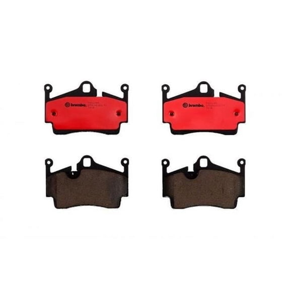Brembo P65028N Disc Brake Pad Set for 2017-2019 Porsche 718 Boxster - Rear