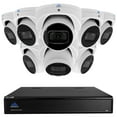 thumbnail image 1 of Montavue Professional Security System 8 Channel 4K NVR, 8 4MP Turret Audio Cameras w/ 98ft of Starlight Night Vision, 1 of 7