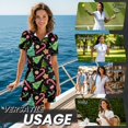 thumbnail image 6 of Psesaysky Christmas Tree Tennis Dress for Women Golf Dresses with Built in Shorts Pockets Sleeveless Workout Athletic Dresses,Candy Cane Print,XS-2XL, 6 of 7