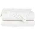 thumbnail image 1 of Unique Bargains Couverture Jetée Tricotée Douce 100 % Coton Unie pour Canapé Sofa Chambre, 1 of 10