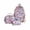 Purple, variant on Weebloom Large School Backpack For Kids Girls Cute 3Pcs School Bags Set 3 Piece Floral Bookbag Middle High School College Black