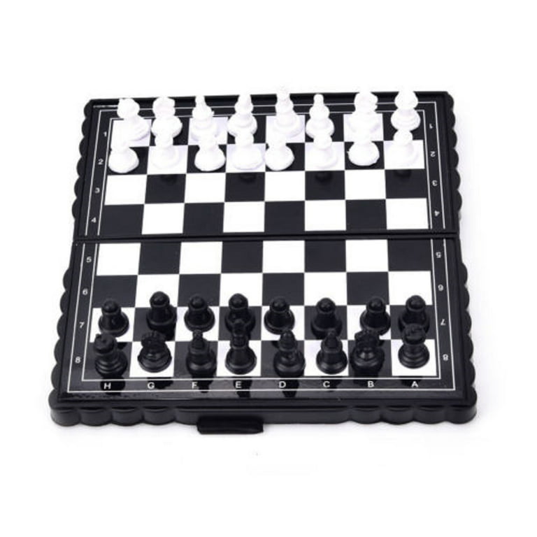 Black And White Wooden Falak Toys Chess Game Board, Packaging Type: Box,  Size: 22x16x8 cm (lxwxh)