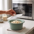 thumbnail image 4 of Microwave Steamers, Food Grade Silicone Microwave Pot with Handle & Lid, Oven & Dishwasher Safe for Vegetables, Cooking Bowls, Food Bowl, 4 of 7