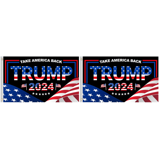 Donald Trump 2024 3x5 Pies Poliéster Del Presidente (J)