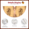 thumbnail image 3 of Sikiie German Shepherd Dog Nativity Christmas Tree Skirt, Jesus Christian Winter Holiday Tree Mat Decoration(30-48IN)36", 3 of 6