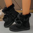 thumbnail image 3 of SACFOF Women's Mid-calf Winter Snow Boots Lightweight Warm Faux Fur Lining Pull on Comfortable Outdoor Booties Shoes for Women, 3 of 7