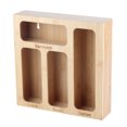 thumbnail image 2 of Ziplock Bag Organizer Food Storage Bag Organizer Bag Storage Rack Bamboo Storage Box Kitchen Bamboo Storage Box Bag Storage Rack Ziplock Bag Organizer Box, 2 of 8
