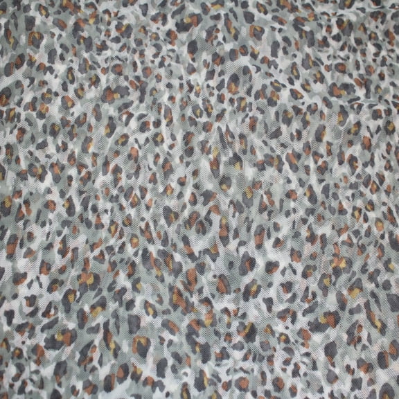 Sage Grey 60" Wide Printed Poly Spandex Lace Power Mesh Fabric by The Yard-100 GSM, Lightweight, 4-Way Stretch, Breathable – Apparel, Headbands, Bridal & Accessories.