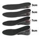 thumbnail image 5 of Greeniant 1 par de plantillas de aumento de altura de 3-9cm, zapatos transpirables ajustables, cojín para zapatillas de deporte, almohadillas blandas de Ropa Deportiva, Zapatos 9cm Greeniant OD003616-04, 5 of 6