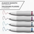 thumbnail image 3 of Sharpie S-Gel, Gel Pens, Pearl White Fashion Barrel, Medium Point (0.7 mm), Bold Jewel Ink Colours, 4 Count, 3 of 10