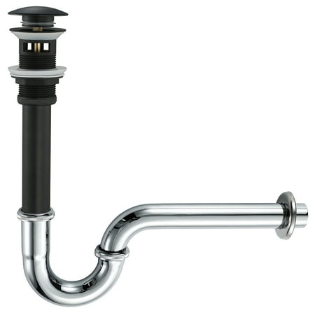 

Bathroom Washbasin Sink Bounce Type with Overflow Drain Set Waste Pipe Tube Household Sink Pipe Outlet Accessories