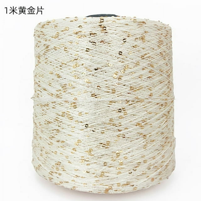 500G Summer Ice Silk Glitter Yarn Sequin Yarn Hand Crochet Thread Knitting Clothes Needlework