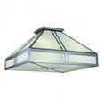 thumbnail image 2 of Meyda Tiffany Greenbriar Oak Whitewing 4 Light Flush Mount, 2 of 5
