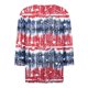 thumbnail image 5 of Fiudx Ofertas Del Día Blusa de Manga 3/4 Corta Estampada a La Moda para Mujer, Blusa Informal con Cuello Redondo, 5 of 5