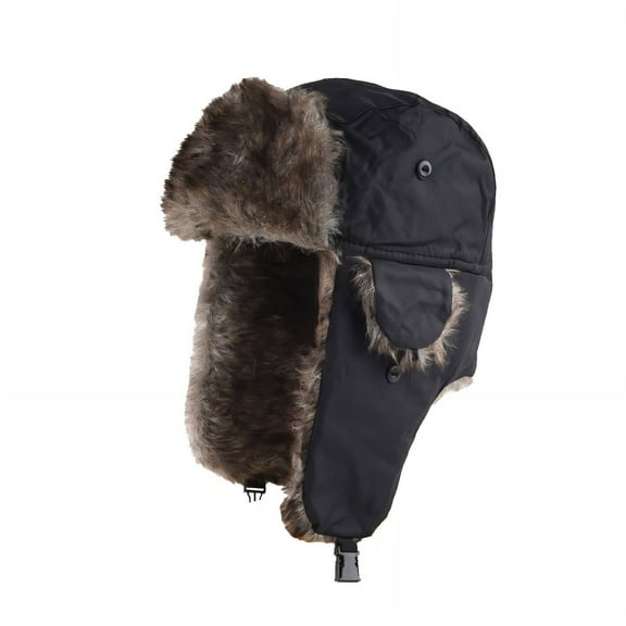 TELOLY Mens Hats,Fashionable Unisex Design Trapper Hat for Men,Cozy Velvet Lining Trapper Hat for Women,Dark Purple