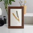 thumbnail image 5 of Gilded Toiletries I - Framed Print w/glass - Chestnut, 5 of 8