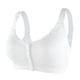 thumbnail image 1 of Gibobby Brasier con Cierre Frontal Push Up Ropa interior sexy con botones en la parte delantera para mujer Sin llantas Chaleco Sujetador de talla grande(Blanco,X-Grande), 1 of 4