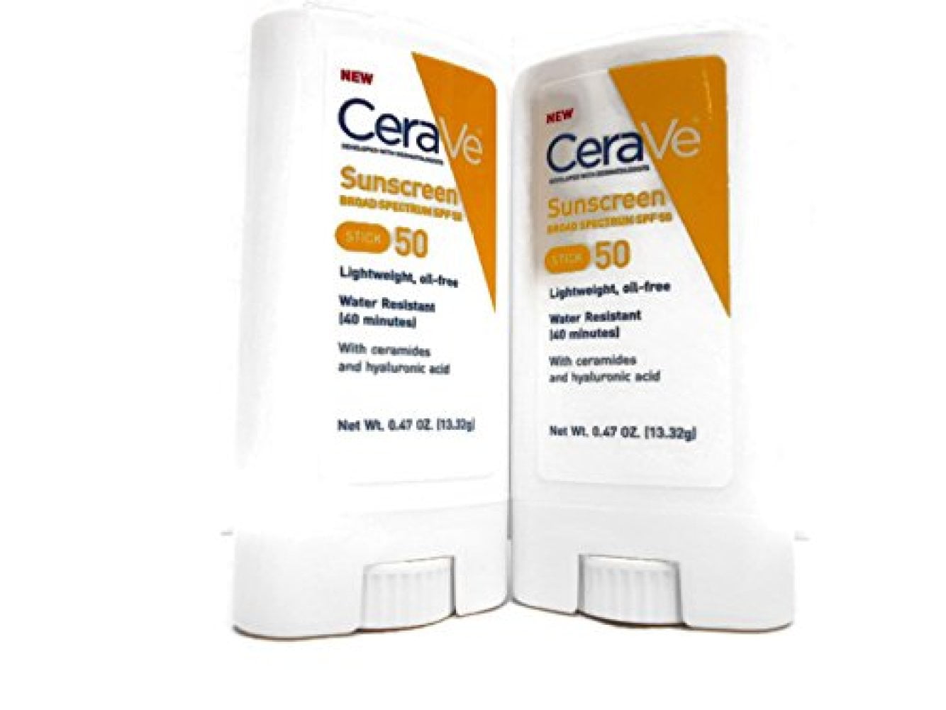CeraVe SPF 50 Sunscreen Sticks, (set of 2)