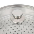 thumbnail image 3 of Spptty 2-Layer Steamer Pot Cooker 11in Stainless Steel with High-Quality Glass Lid, 3 of 9
