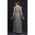 thumbnail image 4 of Bimba Geometric Ladies Round Neck Sleeveless Long Tank Casual Maxi PrintÂ&nbsp;Dress-Large, 4 of 5