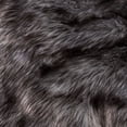 thumbnail image 5 of GDF Studio Laraine Glam Faux Fur 3 Ft. Bean Bag, Black and White Streak, 5 of 7