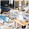 thumbnail image 7 of 2pcs 1-1/2 Inch Desk Grommet Plastic Desk Hole Cover White Cable Hole Cover D, 7 of 7