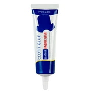 Fabric Glue, Waterproof Cloth Leather Adhesive, Permanent Clear Washable Clothing Glue for Fabrics, Cotton, Flannel, Denim, Leather, Polyester, Doll Repair