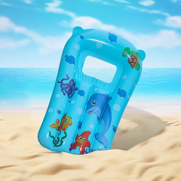 Tabla de surf flotante para niños, reclinable acuático, colchón de natación de PVC, tumbona inflable gruesa, a prueba de fugas para niños