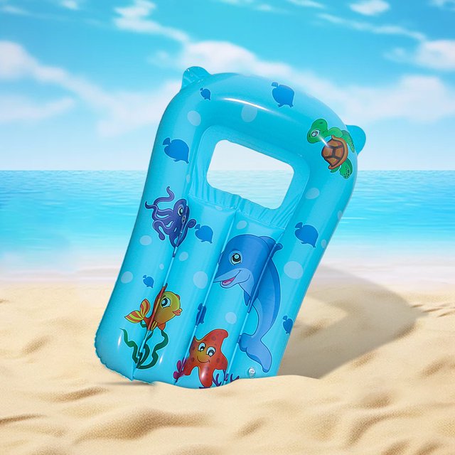 Tabla de surf flotante para niños, reclinable acuático, colchón de natación de PVC, tumbona inflable gruesa, a prueba de fugas para niños