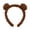 29# Coffee, variant on Bear Ears Headband for Women and Girls, Furry Animal Headbands Hair Accessories With Adjustable Movable Ear Pink