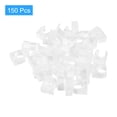 thumbnail image 3 of Uxcell 150Pack U-Shaped Water Pipe Clamps, PPR Pipe Clamps Clips Fit for 16mm/0.63" OD Water Pipes, White, 3 of 6