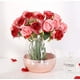 thumbnail image 4 of Bienvenido 1 ramo de rosas artificiales, arreglo de 12 cabezas, ramo de seda para fiestas en la oficina en casa, decoración nupcial y de bodas, 4 of 6