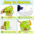 thumbnail image 4 of Baby Bath Toys, Dinosaur Bubble Machine Toys with Music, Light Up Bathtub Toys for Toddlers 1 2 3 Years, Bubble Maker Gift for Boys Girls, 4 of 8