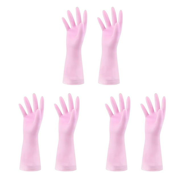 Cateissary 2 uds guantes impermeables manoplas resistentes al desgaste Cool Fit antideslizante platos limpios accesorio hogar ropa Gadgets rosa Type1 NO1