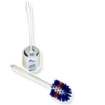 Blue Turtle Toilet Brush Set – Toilet Cleaner Brush with Holder Set – Compact Toilet Brushes for Bathroom with Holder – Stain and Odor-Resistant Strong Bristles Scrubbing Brush for Toilet