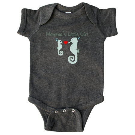 

Inktastic Seahorse (momma s little girl) Gift Baby Girl Bodysuit