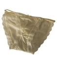 thumbnail image 1 of Logo Personnalisé Lettres Taille Basse Tangas Rayés Bikini Invisible Strings Personnalisés sous-Vêtements Femmes Culottes Coton String, 1 of 4