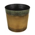thumbnail image 1 of Cheungs 5064-12 12 in. Round Metal Planter, 1 of 1