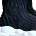 thumbnail image 3 of Zapatillas de deporte de calcetín de punto para niños transpirables para evitar resbalones zapatos de punto para niños suela de goma negra para niños para uso diario ANGGREK  Otros, 3 of 7